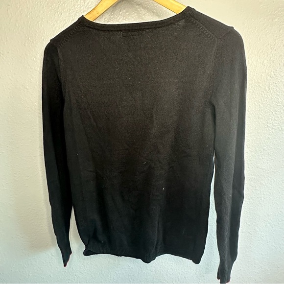 Tommy Hilfiger Sweater Long-Sleeve Bow Crew-Neck Small lightweight Christmas - Picture 3 of 8